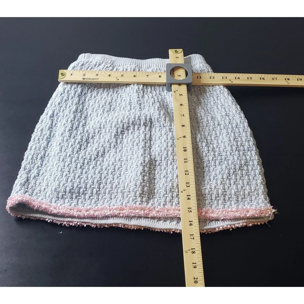 Angel's Face Baby Blue Pink Trim Knit Cardigan Skirt Set 3T 4T Easter Sunday‎